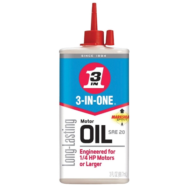 3-In-One 3-IN-ONE SAE 20 Electric Motor Oil 3 oz 1 pk 101456 - main